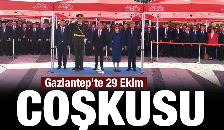 Gaziantep'te 29 Ekim coşkusu