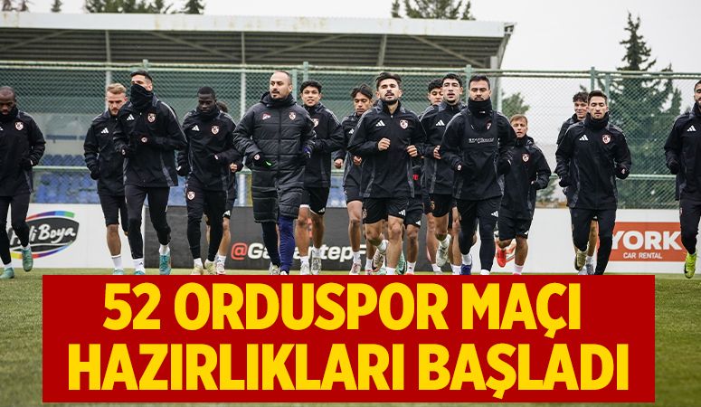 52 ORDUSPOR MAÇI HAZIRLIKLARI BAŞLADI