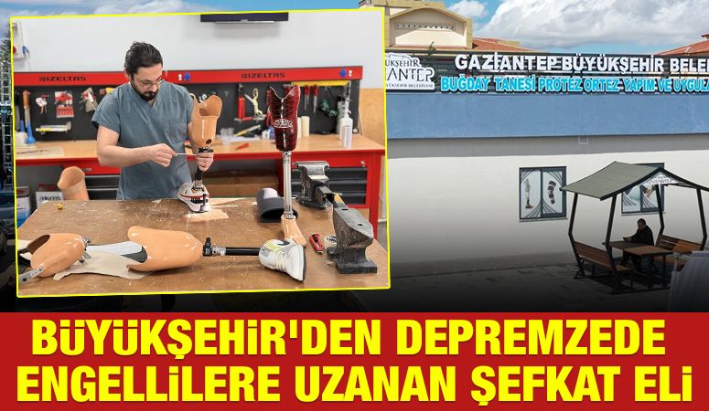 BÜYÜKŞEHİR’DEN DEPREMZEDE ENGELLİLERE UZANAN ŞEFKAT ELİ