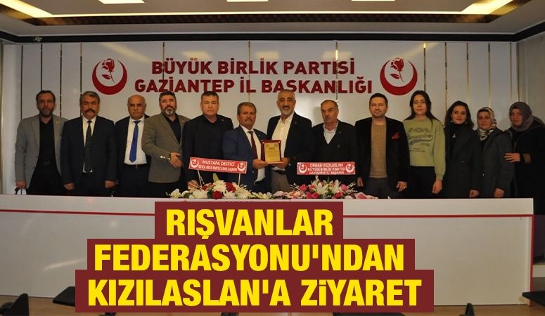 Rışvanlar Federasyonu’ndan Kızılaslan’a Ziyaret