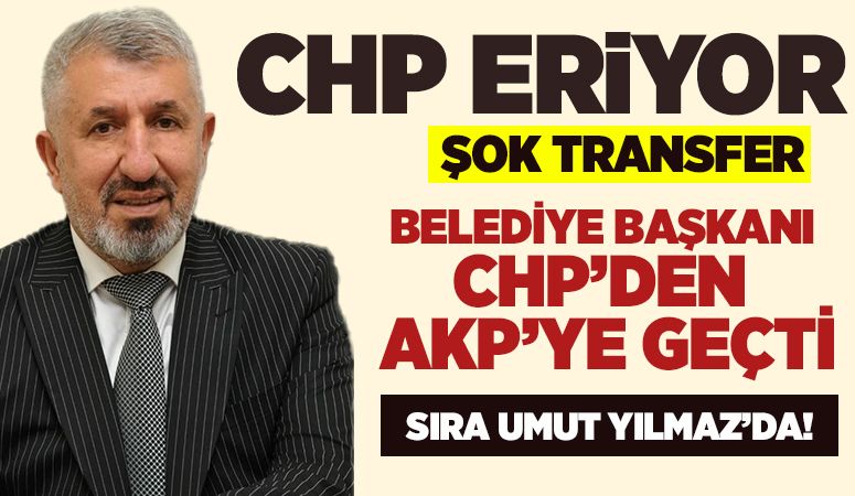 BELEDİYE BAŞKANI CHP’DEN AKP’YE GEÇTİ