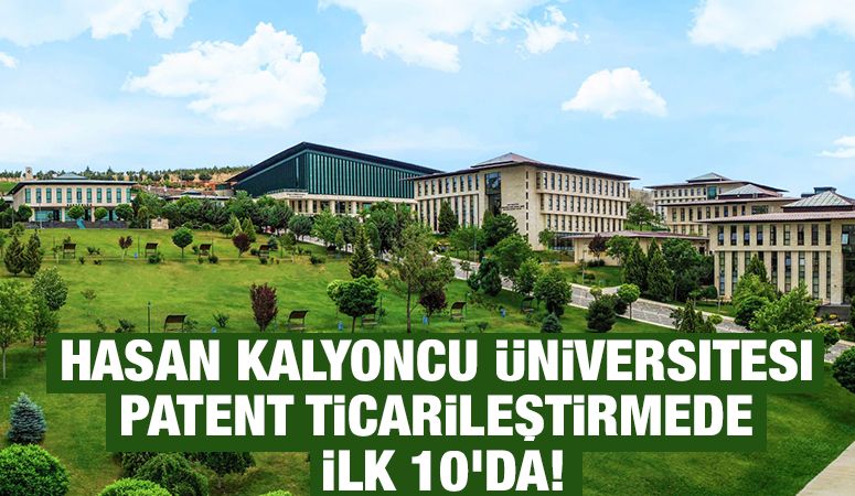 Hasan Kalyoncu Üniversitesi Patent Ticarileştirmede İlk 10’da!