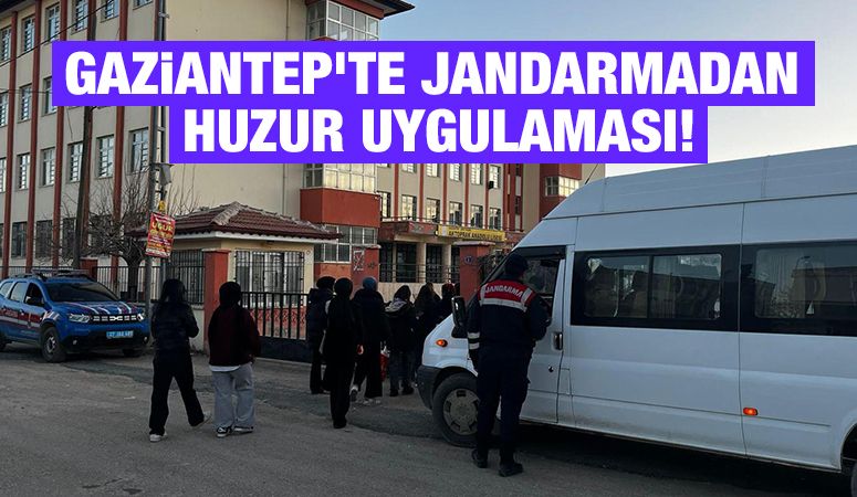 Gaziantep’te Jandarmadan Huzur Uygulaması!