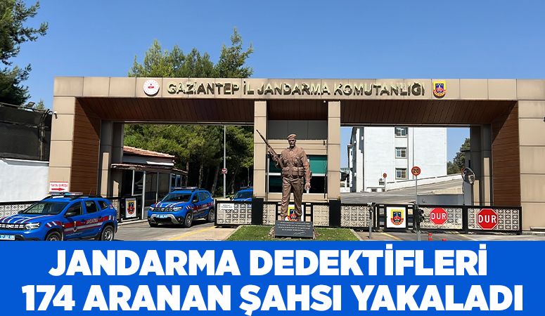 JANDARMA DEDEKTİFLERİ 174 ARANAN ŞAHSI YAKALADI