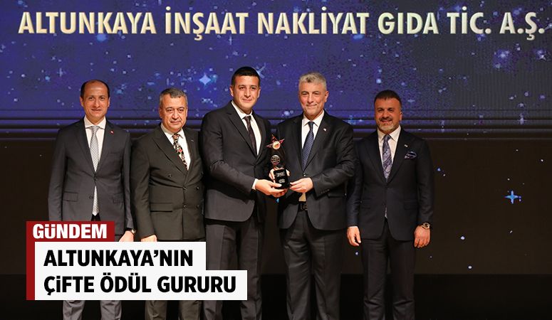 Altunkaya’nın Çifte Ödül Gururu