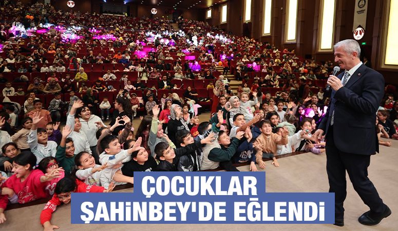 ÇOCUKLAR ŞAHİNBEY’DE EĞLENDİ