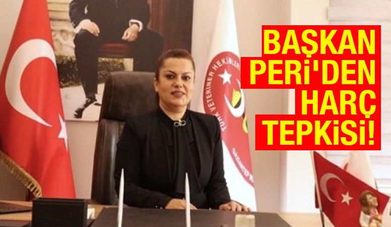 BAŞKAN PERİ'DEN HARÇ TEPKİSİ!