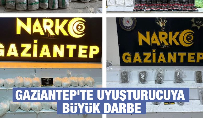 Gaziantep’te Uyuşturucuya Büyük Darbe