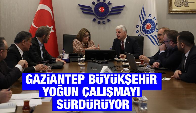 GAZİANTEP BÜYÜKŞEHİR YOĞUN ÇALIŞMAYI SÜRDÜRÜYOR