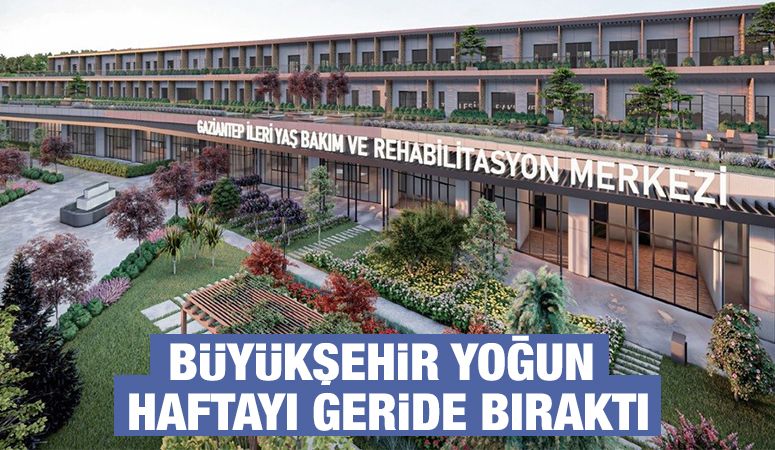 BÜYÜKŞEHİR BELEDİYESİ YOĞUN HAFTAYI GERİDE BIRAKTI