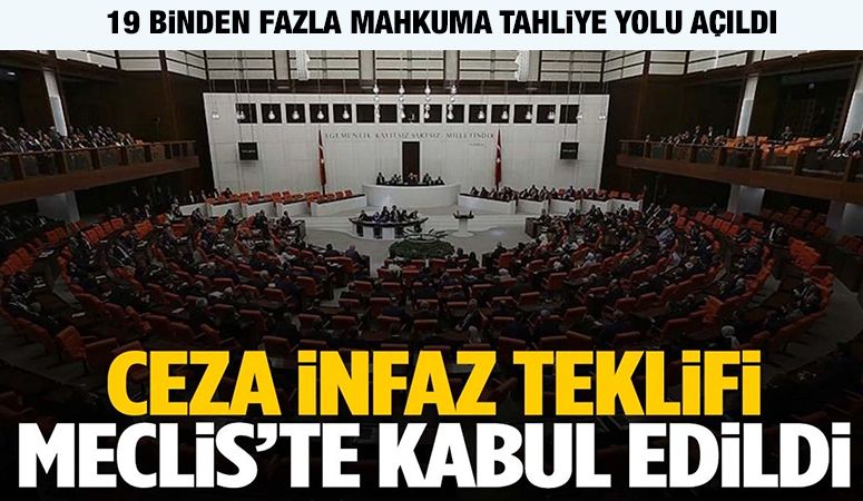 19 binden fazla mahkuma tahliye yolu açıldı