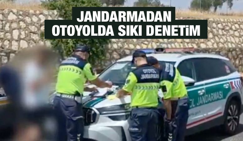 Jandarmadan Otoyolda Sıkı Denetim