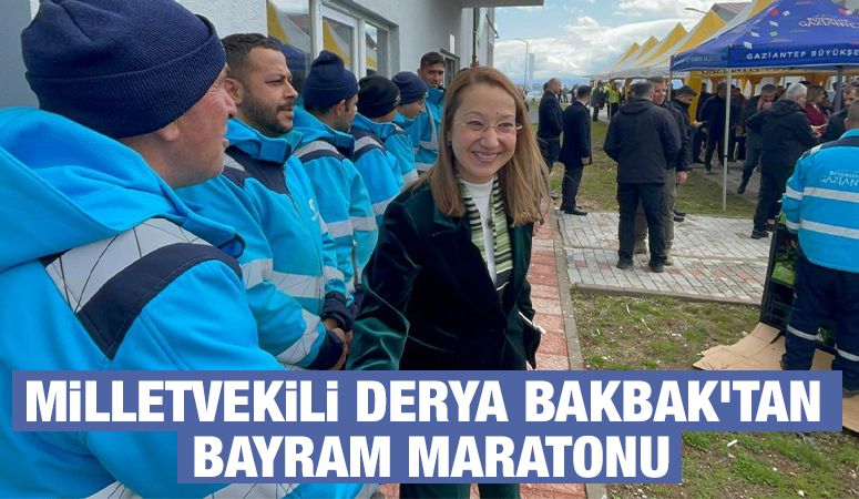 Milletvekili Derya Bakbak’tan Bayram Maratonu