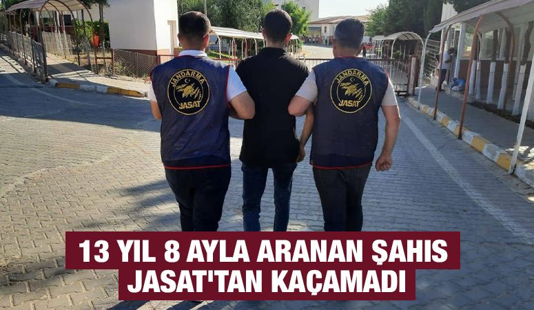 13 YIL 8 AYLA ARANAN ŞAHIS JASAT’TAN KAÇAMADI