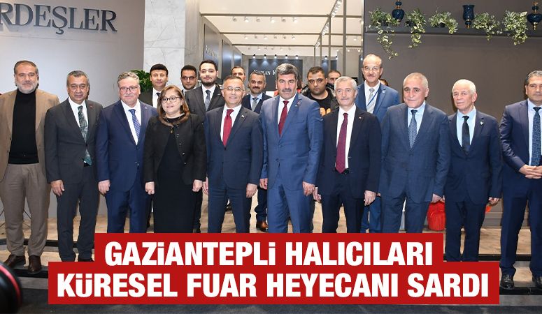 Gaziantepli Halıcıları Küresel Fuar Heyecanı Sardı