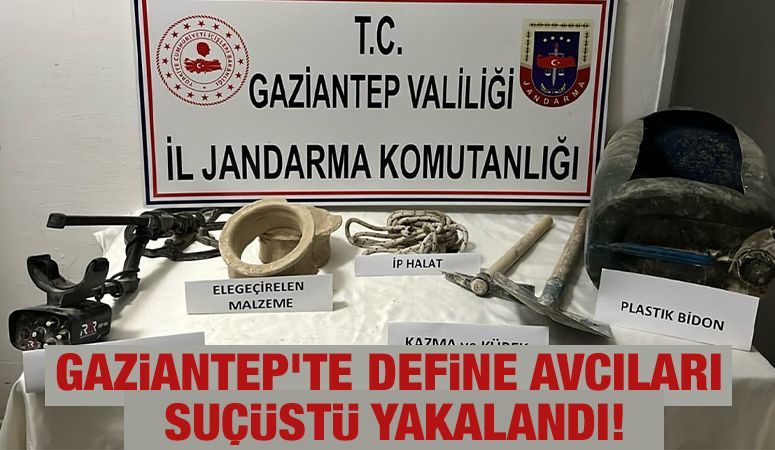 Gaziantep'te define avcıları suçüstü yakalandı!