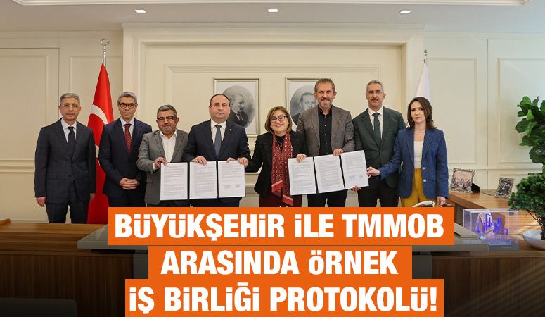 BÜYÜKŞEHİR İLE TMMOB ARASINDA ÖRNEK İŞ BİRLİĞİ PROTOKOLÜ!