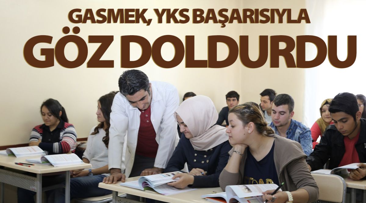 GASMEK, YKS BAŞARISIYLA GÖZ DOLDURDU