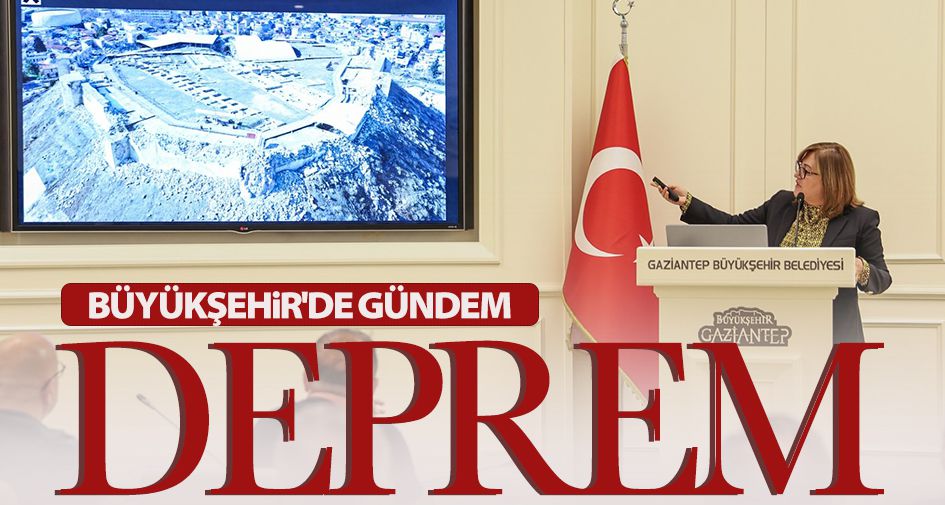 Büyükşehir'de gündem deprem