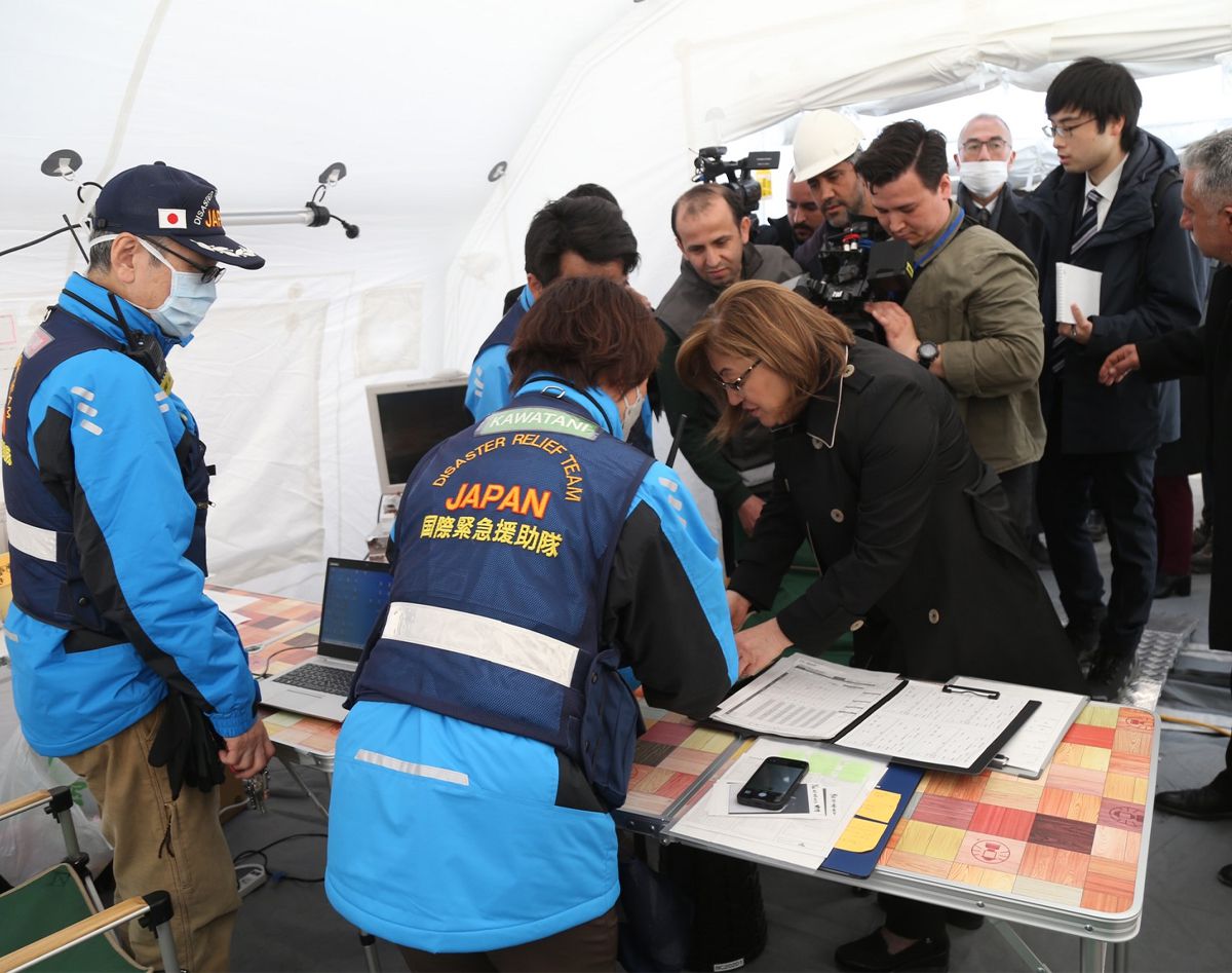 JAPONYA EN BÜYÜK SAHRA HASTANESİNİ GAZİANTEP’TE KURDU