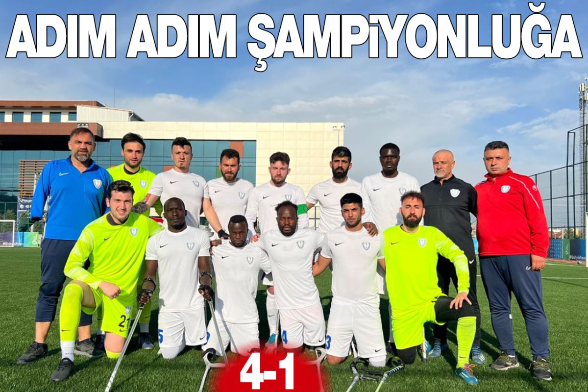 ADIM ADIM ŞAMPİYONLUĞA 4-1