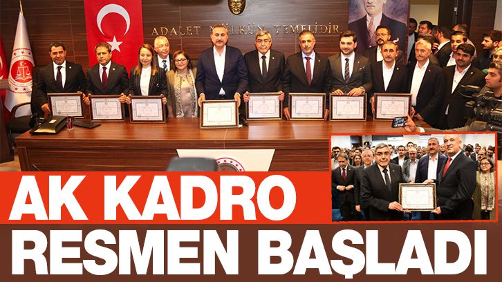 AK KADRO RESMEN BAŞLADI