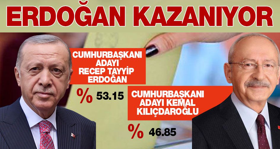 ERDOĞAN KAZANIYOR