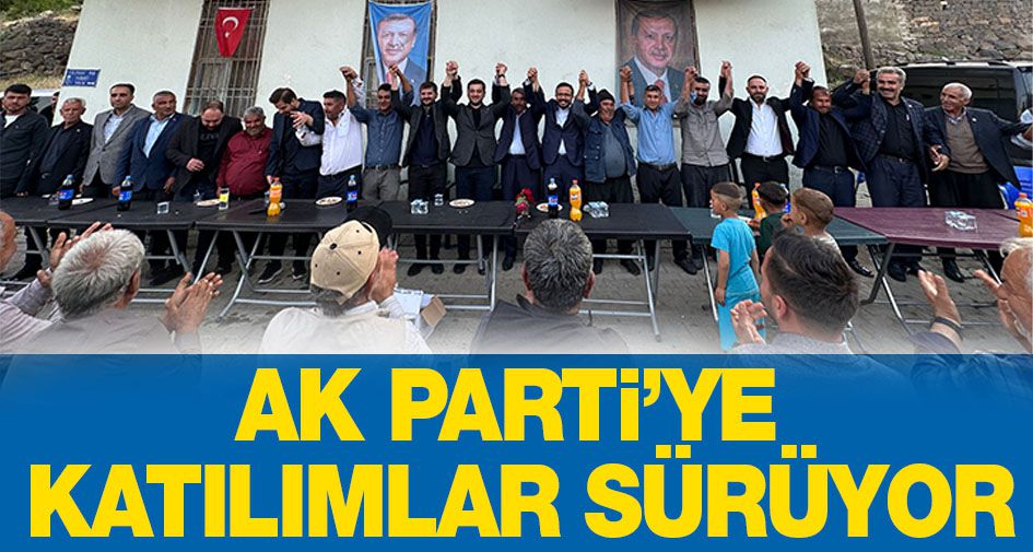 AK Parti’ye katılımlar sürüyor