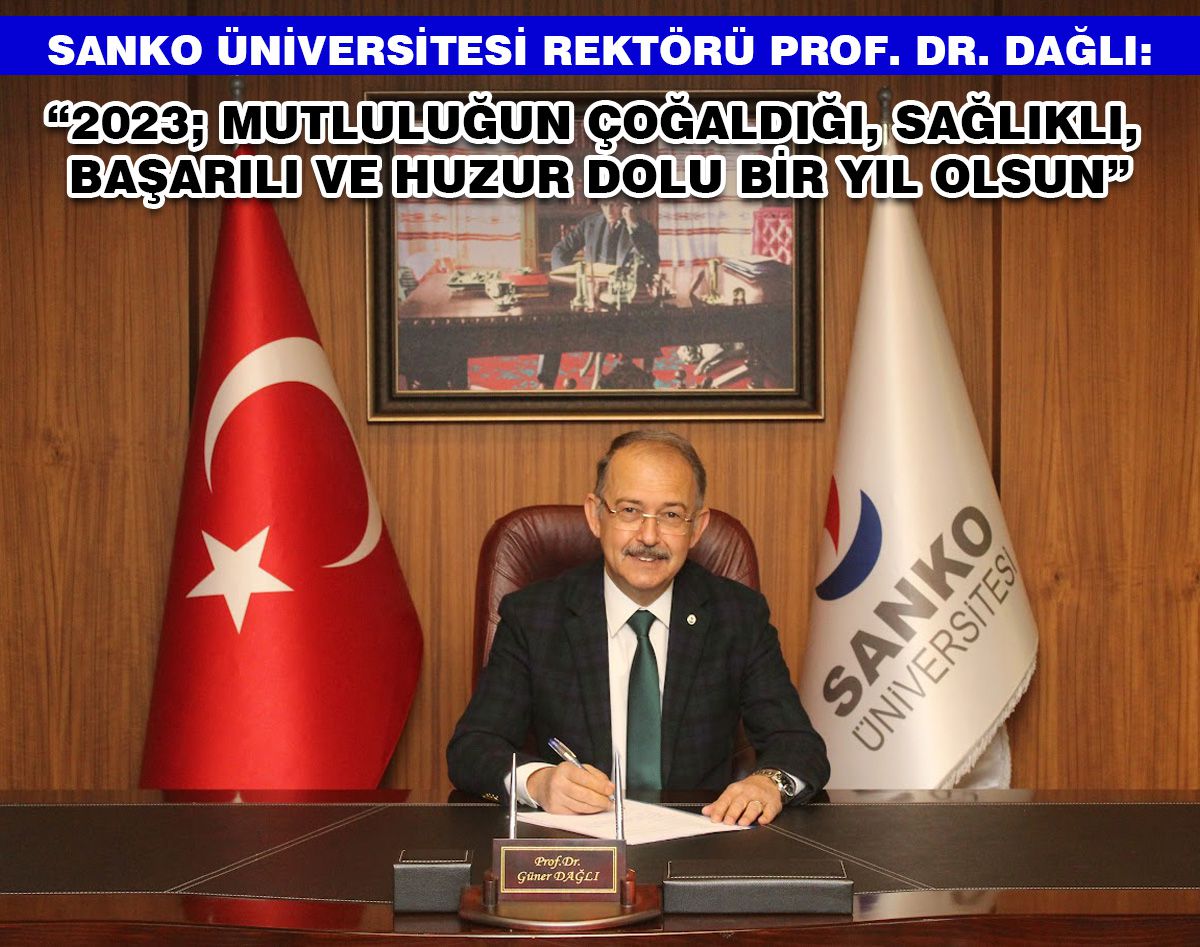 REKTÖR DAĞLI’NIN YENİ YIL MESAJI