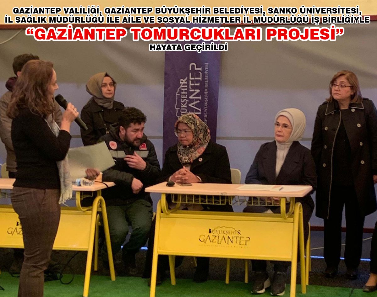 “GAZİANTEP TOMURCUKLARI PROJESİ” İLE YARALARI BİRLİKTE SARACAĞIZ