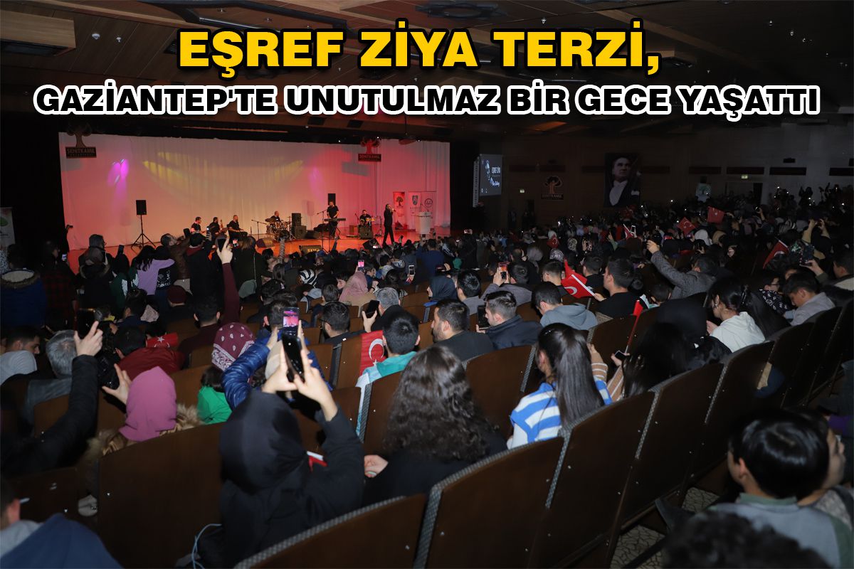 EŞREF ZİYA TERZİ KONSERİ YOĞUN İLGİ GÖRDÜ