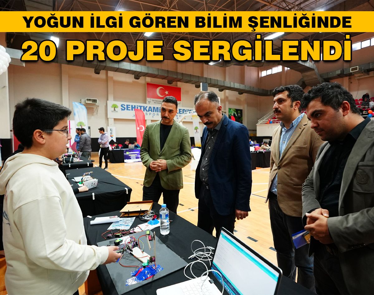 ŞEHİTKAMİL’DEKİ GELECEĞİN MUCİTLERİ, İCATLARINI SERGİLEDİLER