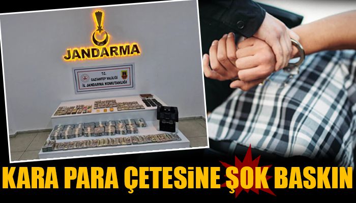 Kara Para Çetesine Şok Baskın