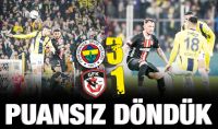 Puansız döndük: 3-1