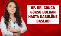 Op. Dr. Gonca Göksu Bulgan Hasta Kabulüne Başladı