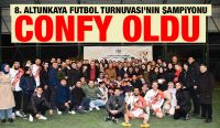 8. Altunkaya Futbol Turnuvası'nın şampiyonu Confy oldu 