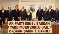 AK PARTİ GENEL BAŞKAN YARDIMCISI ZORLU'DAN, BAŞKAN ŞAHİN’E ZİYARET