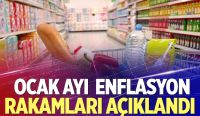 Ocak ayı enflasyon rakamları açıklandı