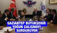 GAZİANTEP BÜYÜKŞEHİR YOĞUN ÇALIŞMAYI SÜRDÜRÜYOR