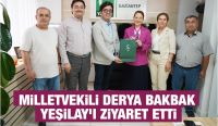 MİLLETVEKİLİ DERYA BAKBAK YEŞİLAY’I ZİYARET ETTİ