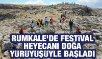 RUMKALE’DE FESTİVAL HEYECANI DOĞA YÜRÜYÜŞÜYLE BAŞLADI