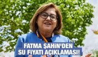 Fatma Şahin’den su fiyatı açıklaması!