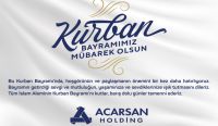 ACARSAN HOLDİNG'TEN KURBAN BAYRAMI MESAJI