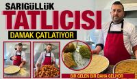 Sarıgüllük tatlıcısı damak çatlatıyor