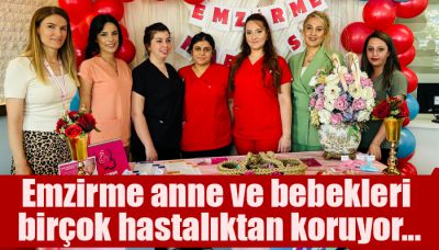 Emzirme anne ve bebekleri birçok hastalıktan koruyor...