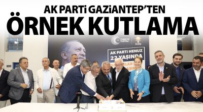 AK Parti Gaziantep’ten örnek kutlama