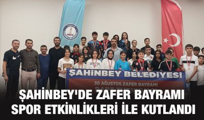 ŞAHİNBEY'DE ZAFER BAYRAMI SPOR ETKİNLİKLERİ İLE KUTLANDI