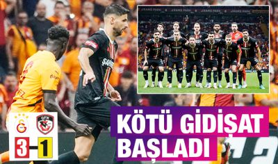 KÖTÜ GİDİŞAT BAŞLADI: 3-1