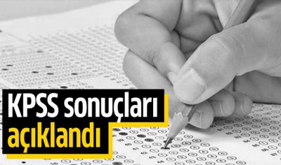 2024 KPSS Lisans sonuçları açıklandı