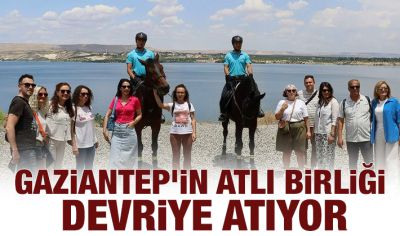Gaziantep'in Atlı Birliği devriye atıyor